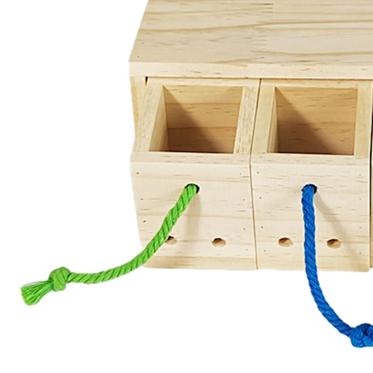Forage Toy Wooden Bird Foraging Feeder Toy Chew Toy Bird Foraging Toy Parrot Feeder Box for Macaws Lovebird Budgies Anchovies