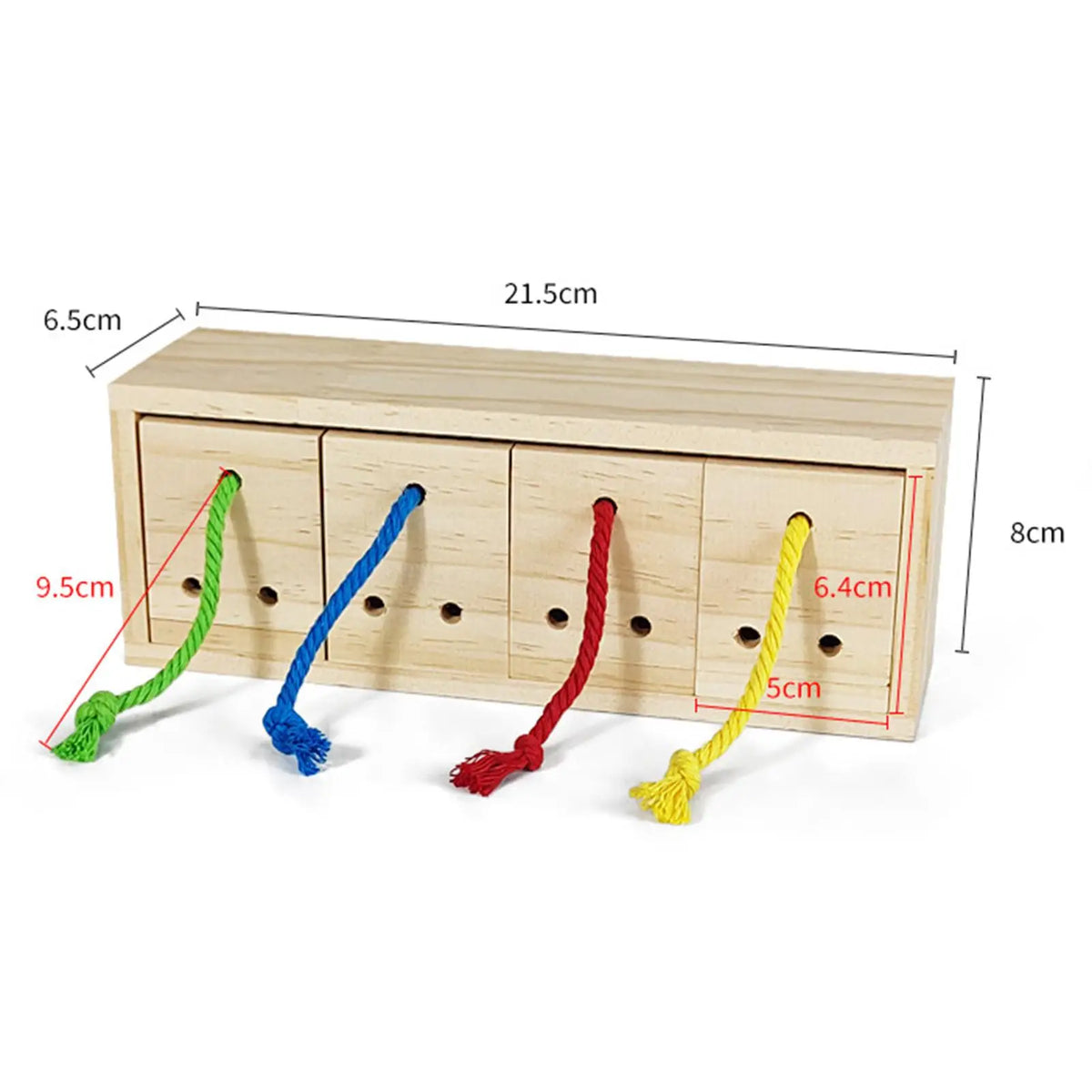 Forage Toy Wooden Bird Foraging Feeder Toy Chew Toy Bird Foraging Toy Parrot Feeder Box for Macaws Lovebird Budgies Anchovies