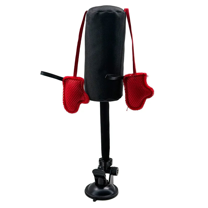 Cat Punching Bag Toy with Boxing Gloves, Suction Cup Spring Interactive Kitten Toy, Self‑Entertainment Boredom Relief Pet Toy