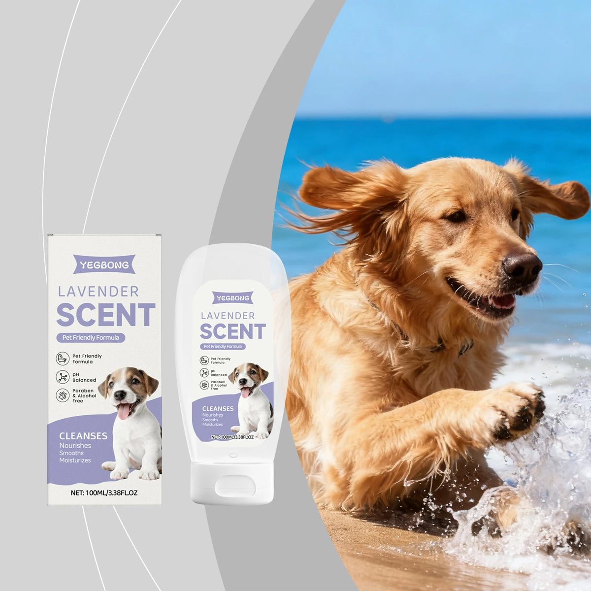 4 In 1 Dog Shampoo Conditioner Itchy Skin Oatmeal And Aloe Soothing Grooming Long-Lasting Freshness Odor Control Cleaning