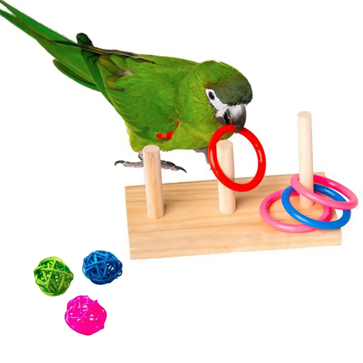 Funny Pet Bird Toys Trick Prop Interactive for Cockatiels Finches Birds Gift