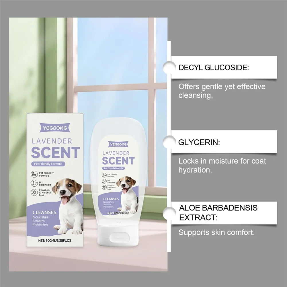 4 In 1 Dog Shampoo Conditioner Itchy Skin Oatmeal And Aloe Soothing Grooming Long-Lasting Freshness Odor Control Cleaning
