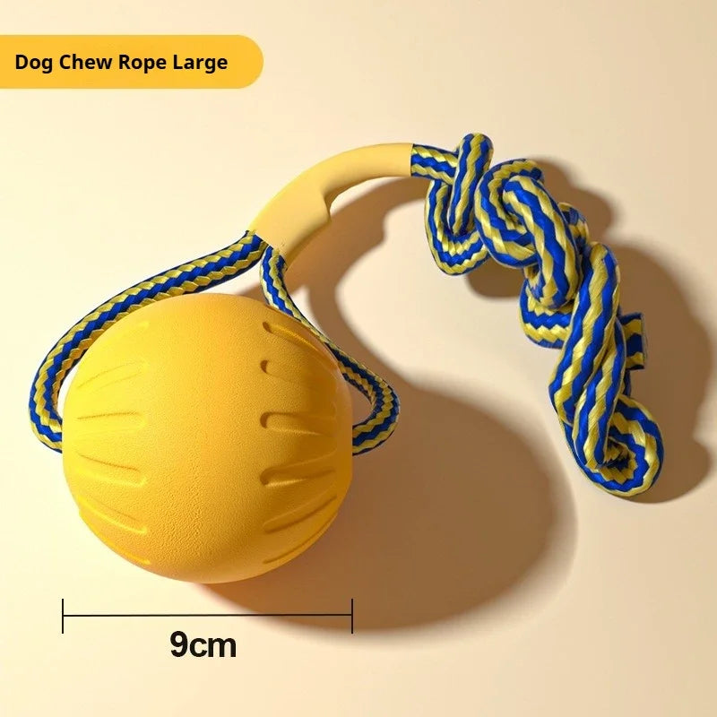 Dog Chew Ring Toy, EVA Flying Ring Disc, Durable Soft Bite‑Resistant Molar Interactive Outdoor Play Toy for Medium Large Dogs