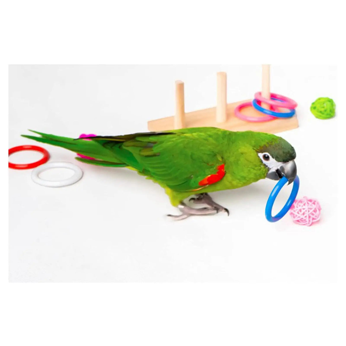Funny Pet Bird Toys Trick Prop Interactive for Cockatiels Finches Birds Gift